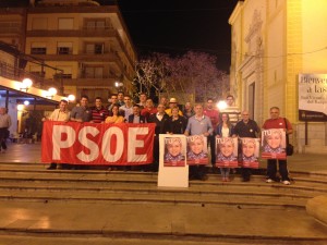 PSOE escaleras ayuntamiento