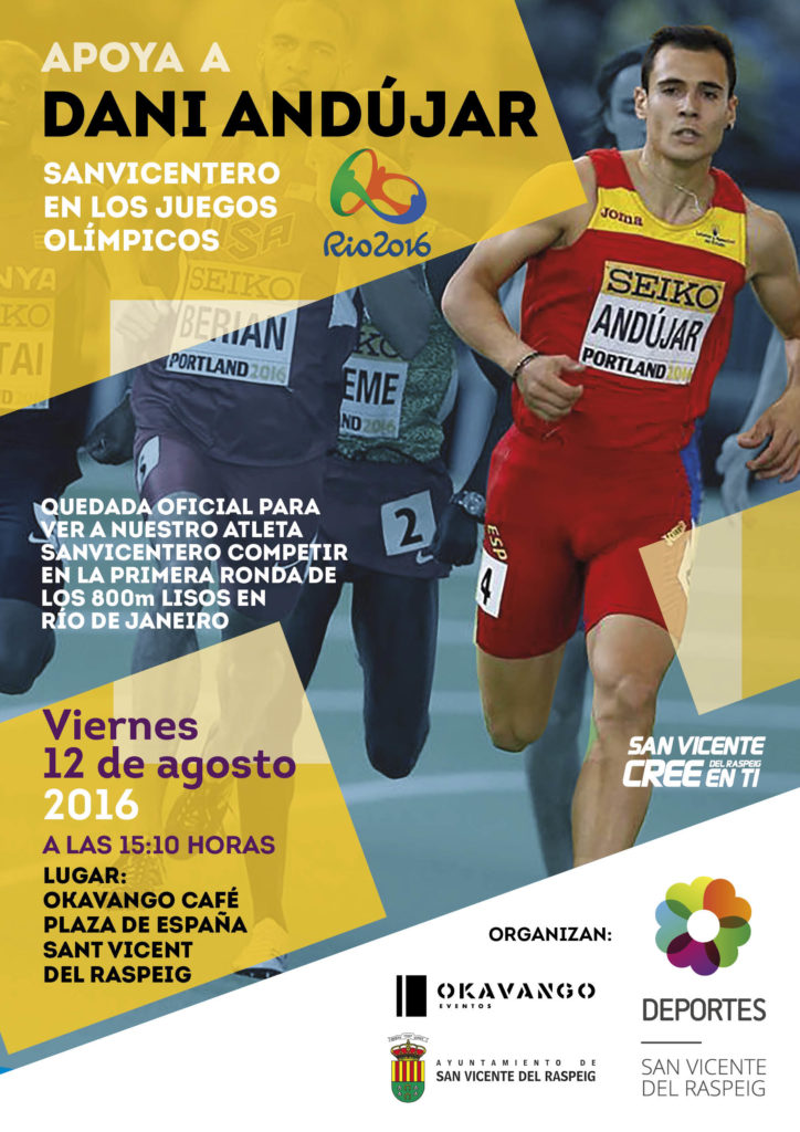 CARTEL ATLETA DANI ANDUJAR